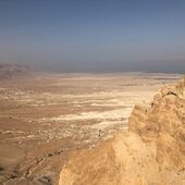 Widok na Morze Martwe z Masady